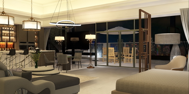 Modern and Luxury Studio Hotel Suite 