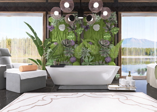 Another design of a spa/bathroom Design Rendering