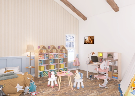 Kids bedroom(thanks Nancy Ying) Design Rendering