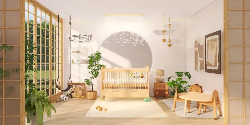 Neutral childrens room 