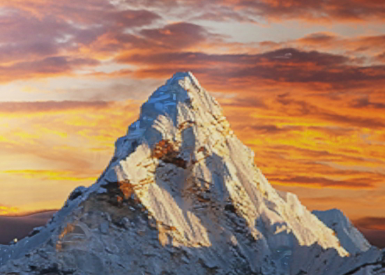 Le mont Everest 🌄🌄 Design Rendering