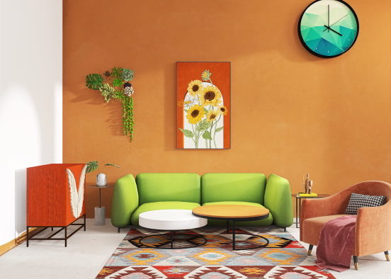 orange and green 🧡💚 Design Rendering