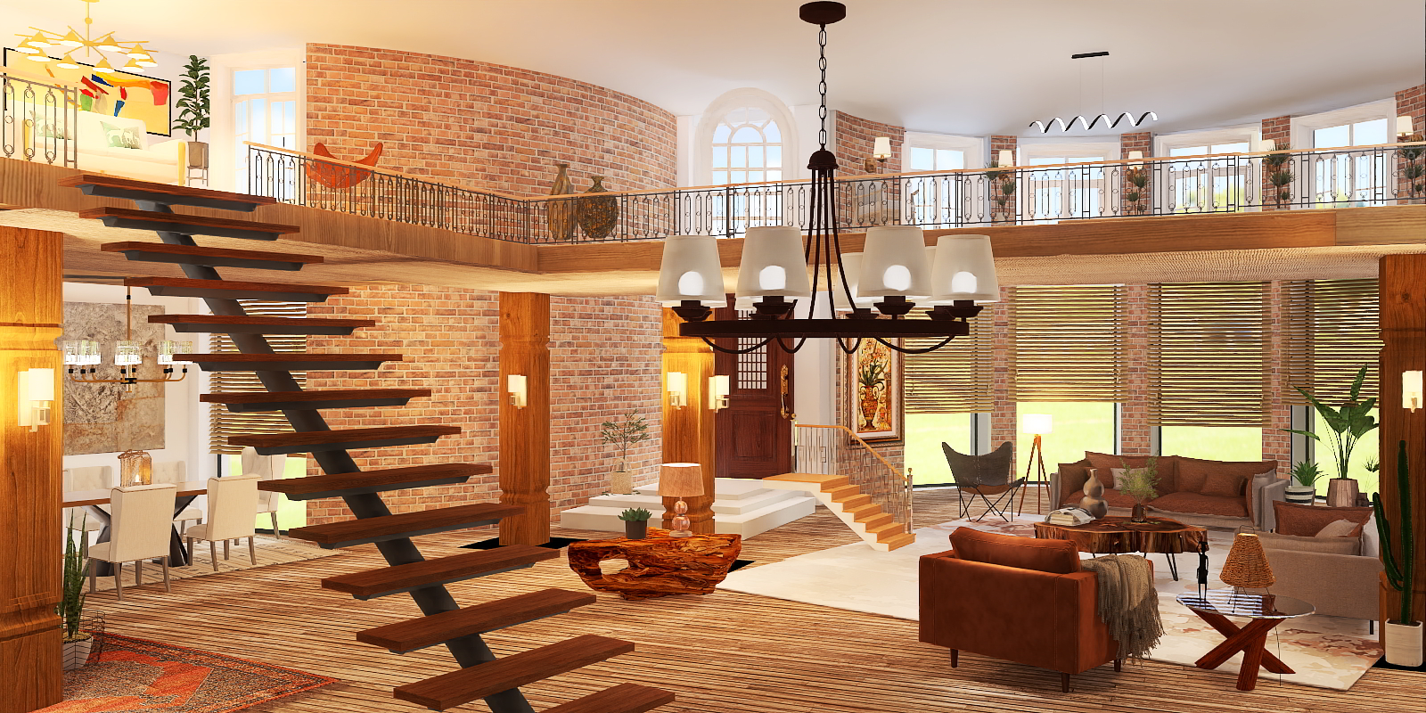 Rustic Contemporary Farmhouse 