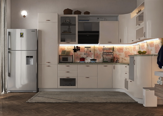 Kitchen Cabinet Design Rendering