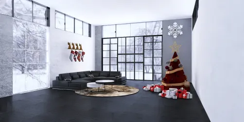 Noël dans une villa en plein forêt 