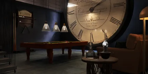 Old Fashioned Billiards Room 🎱 