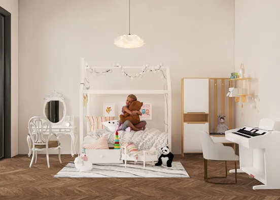 cute children's room  Design Rendering
