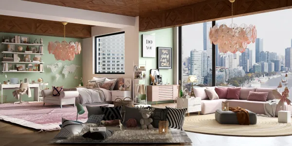 Professional interior design created with Homestyler 3D design software