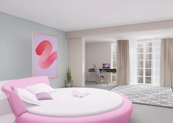 This is my bream bed room apartment  Design Rendering