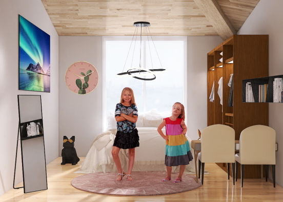 Chambre de fille  Design Rendering