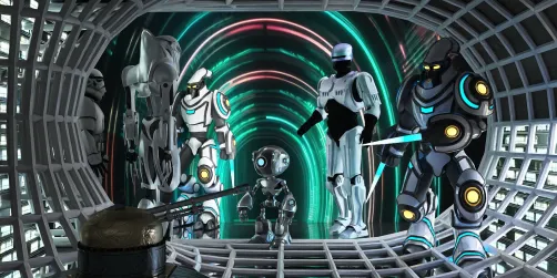 R=Robotic..war
