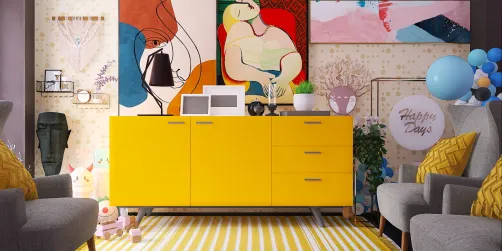 My modern playful room 