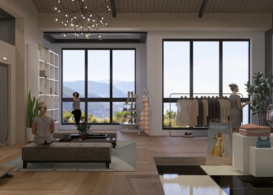 Shop with a View  Design Rendering