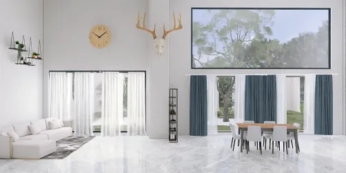 Comfy Living Room and Dinning Room