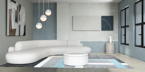 Blue Livingroom
