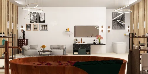 Eeclectic bathroom