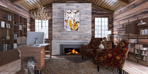 A is for Attic Office