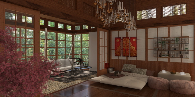 Sala relajante Japonesa.