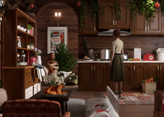 cooking for christmas Design Rendering