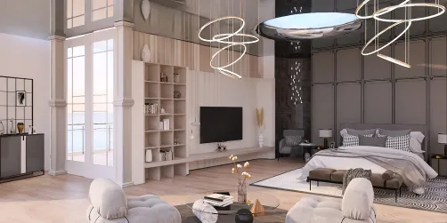 Bedroom with balcony 