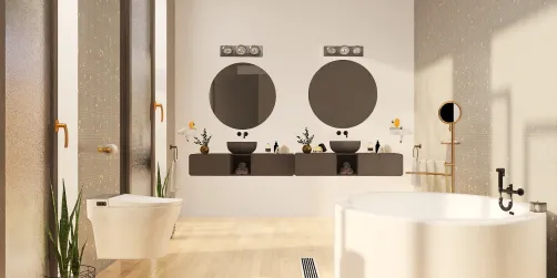 Grey bathroom