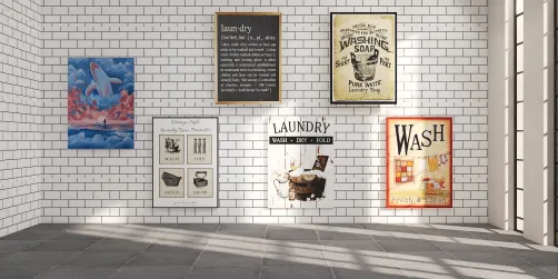 Change Homestyler art to laundry signs