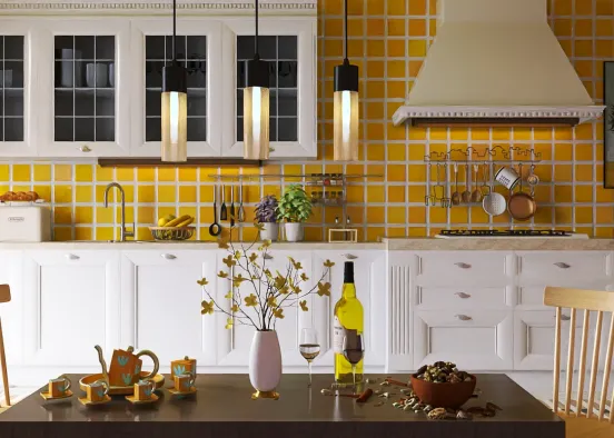 # A Bright Culinary Haven Renderização de Design