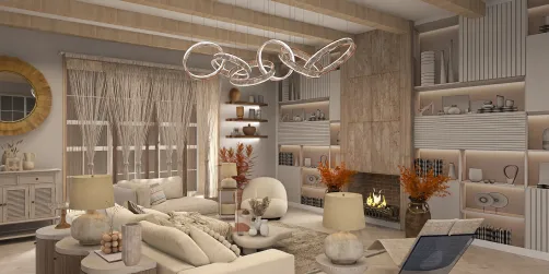 Modern Contemporary Living Room: D#17