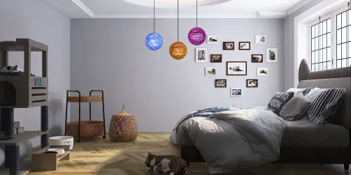 Cat Lover’s Bedroom