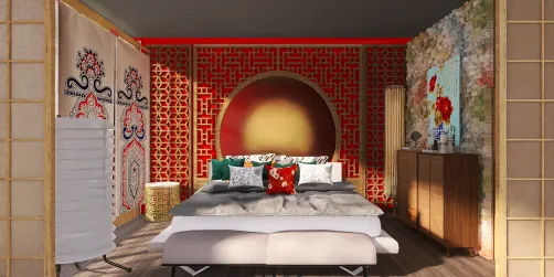 Asian bedroom 