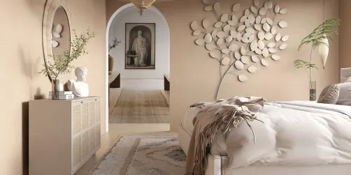 Beige bedroom 