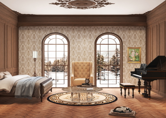 Old style room for granny Design Rendering