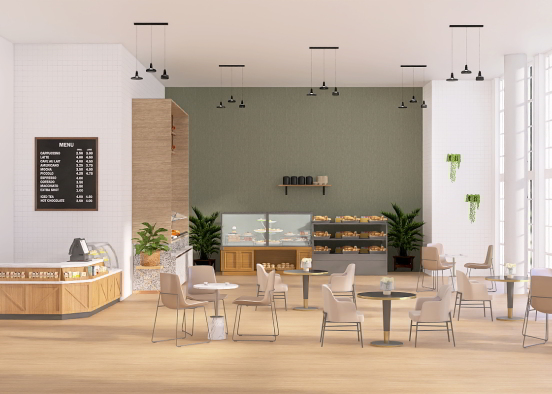 Coffee Shop ☕️ Design Rendering