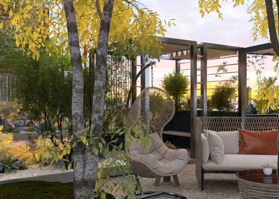 an outdoor retreat  Design Rendering