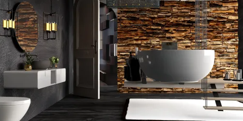 Floating bathroom