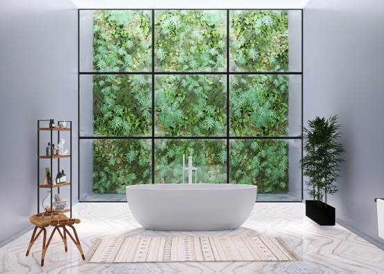 My lovely bathroom in minimalism💙 Design Rendering