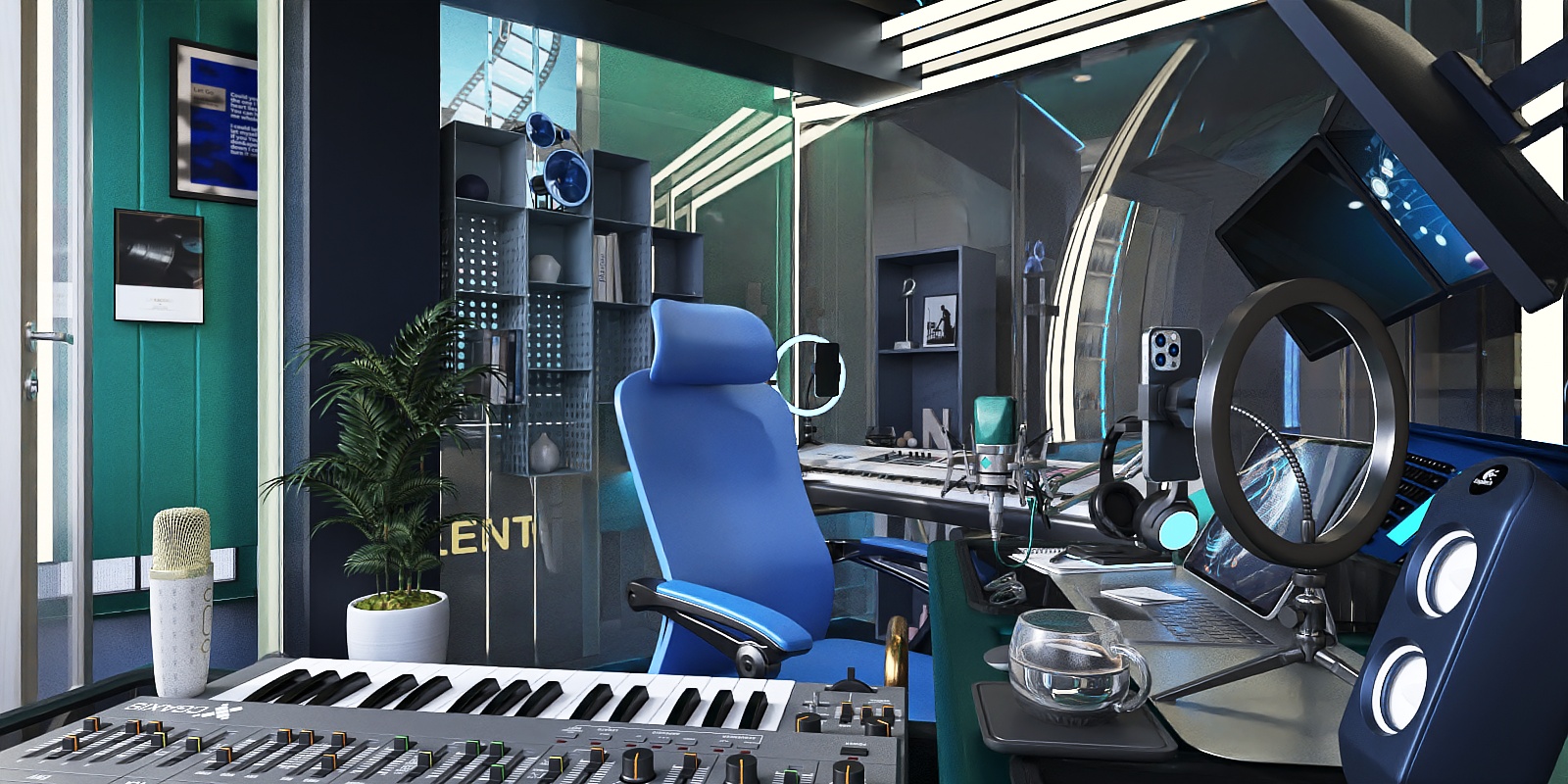 Singer&#39;s streaming studio 🎙️