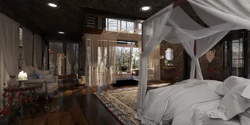 Rustic bedroom 