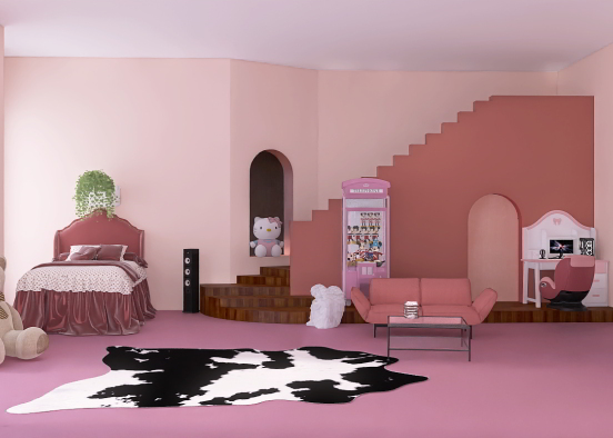 Cute Room.⁠｡⁠*⁠♡✧⁠*⁠。 Design Rendering