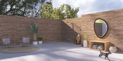 Outdoor shower 