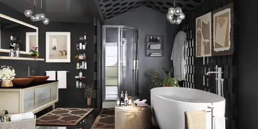 Penumbra geométrica en el baño