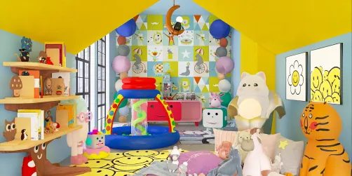 Busy kids play room