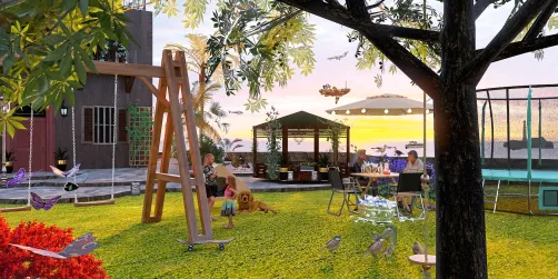 Family seaside villa....