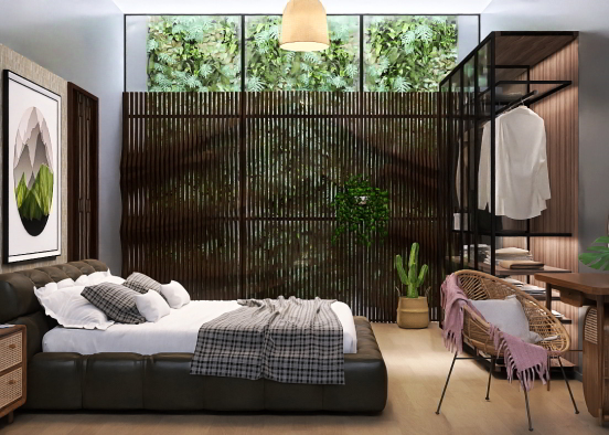 bedroom design🫶 Design Rendering