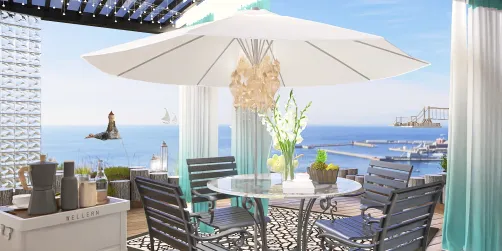 Modern pergola 