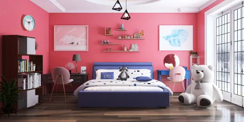 Pink and Blue design!