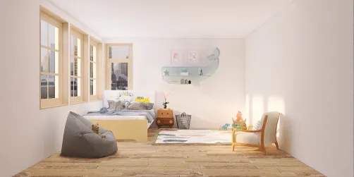 simple kids room design 