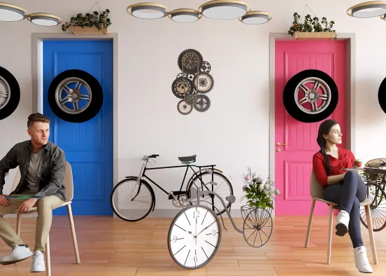 # the life in wheels  Визуализация дизайна