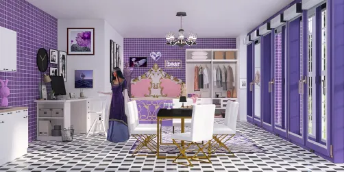 Habitación morada💅💜🍇