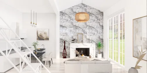 New House with open living space 